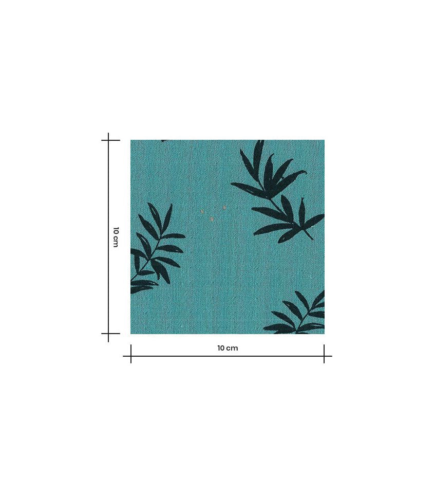 REMNANT 1.8 Metres - Cousette - Charmille Teal Double Gauze Fabric