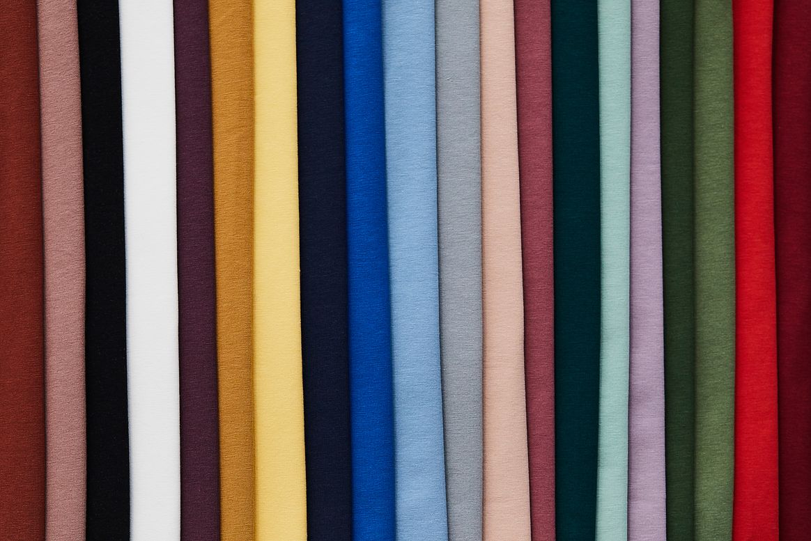 Olive Green Organic Single Stretch Jersey