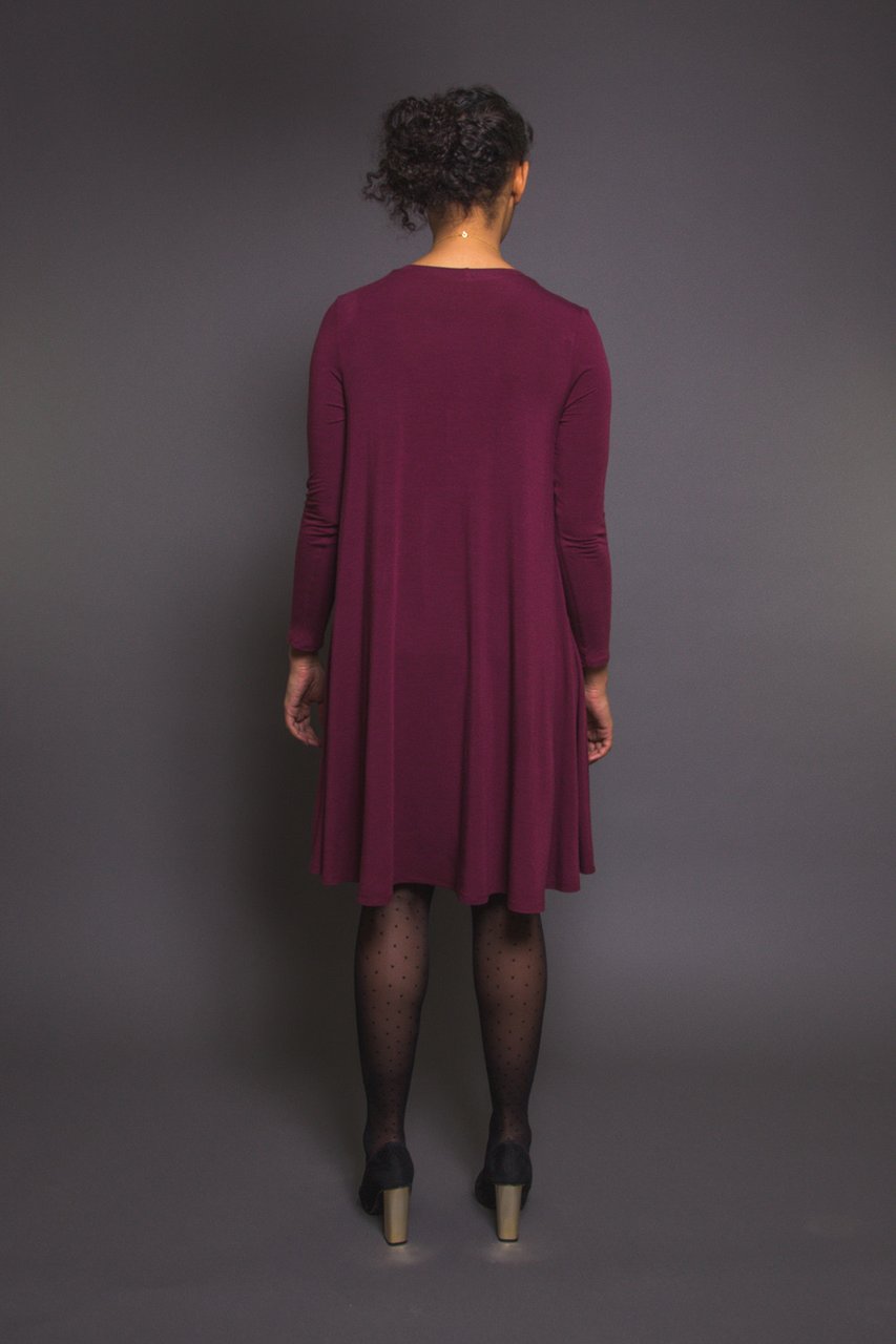 Closet Core - Ebony Knit Dress and T- Shirt Sewing Pattern