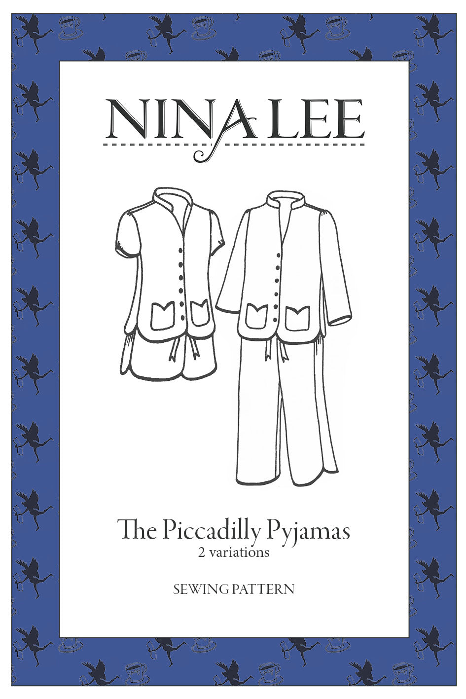 NINA LEE Piccadilly Pyjamas Sewing Pattern