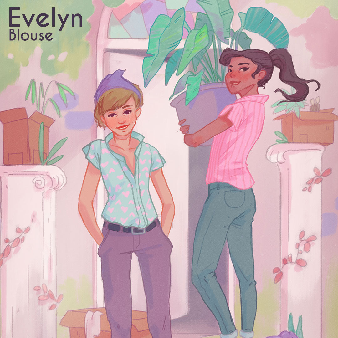 Experimental Space -Evelyn Blouse Sewing Pattern