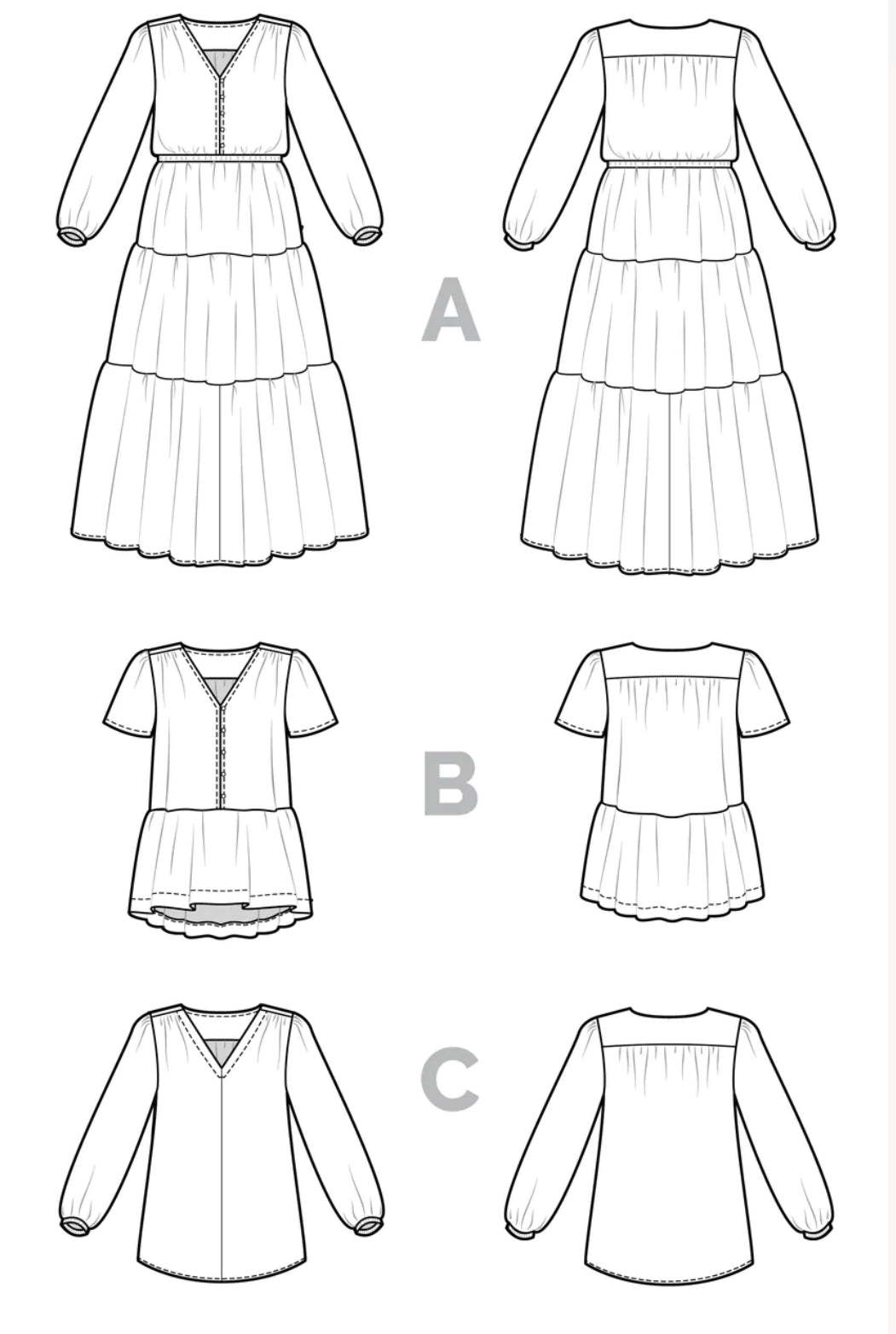 Closet Core - Nicks Dress & Blouse Sewing Pattern
