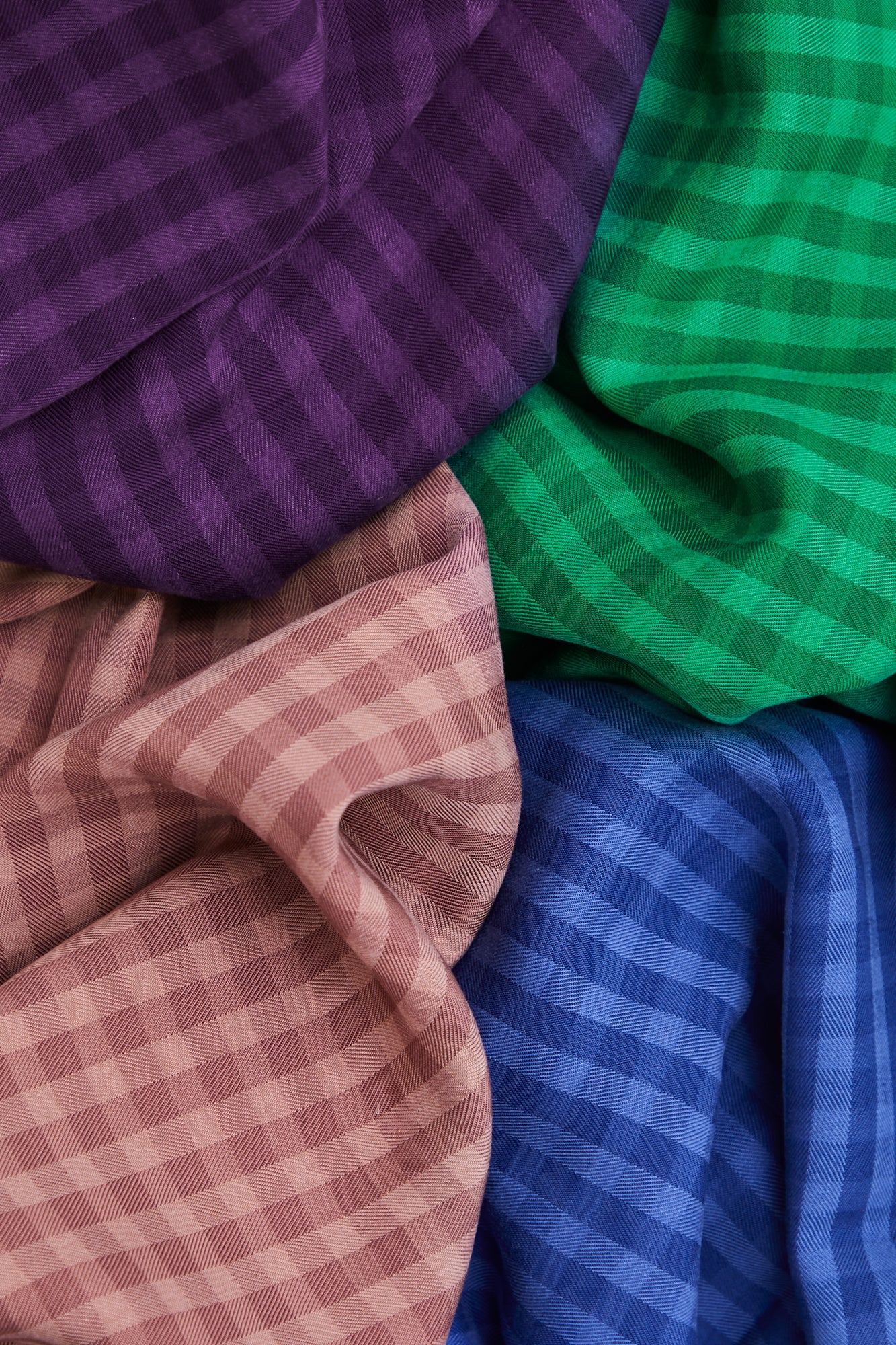 Meet MILK - Lapis Two Tone Check with TENCEL™ Lyocell fibres