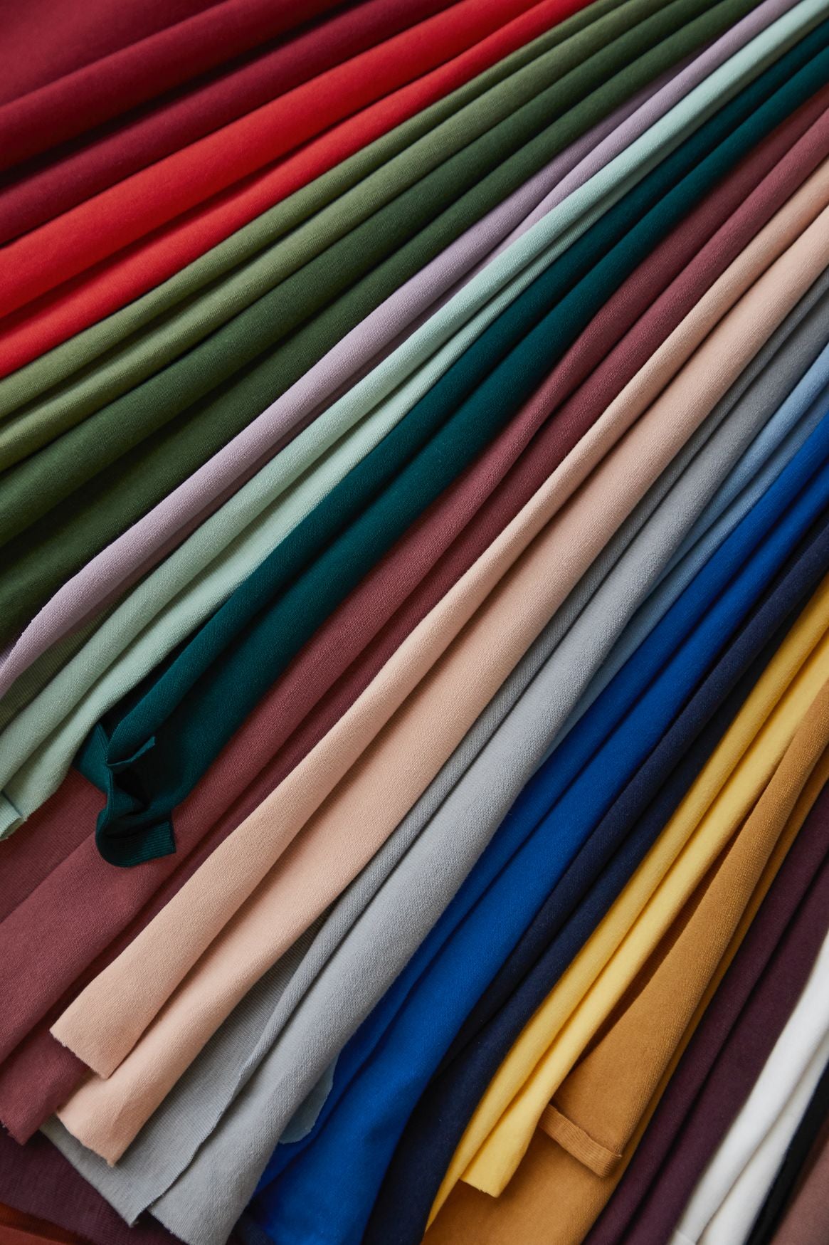 Olive Green Organic Single Stretch Jersey