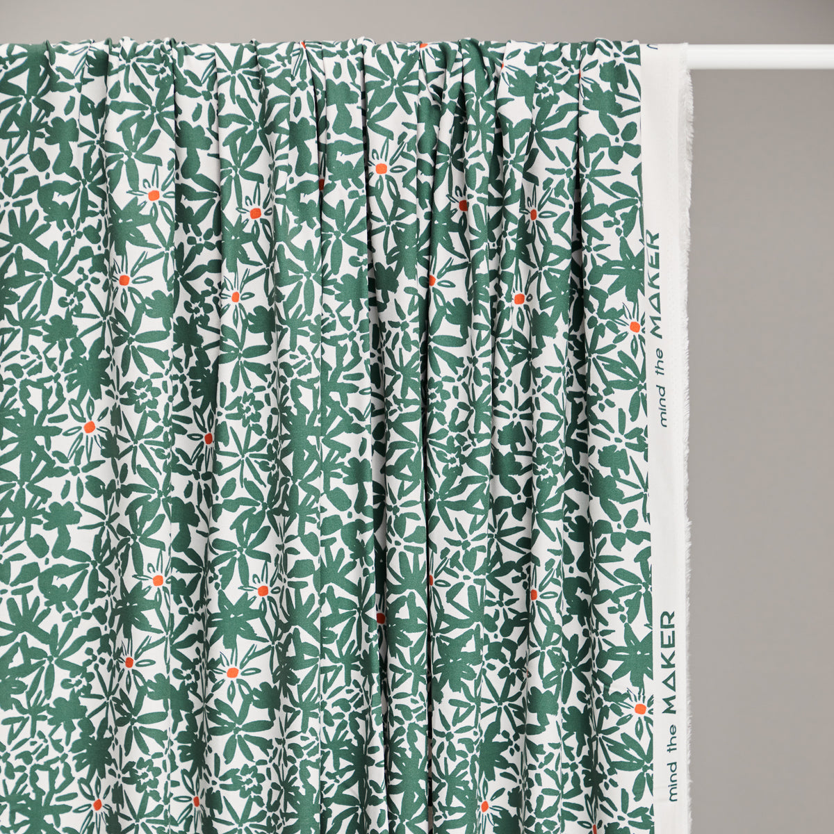 Mind The MAKER - Flowery Chalky Green ECOVERO™ Viscose Leia