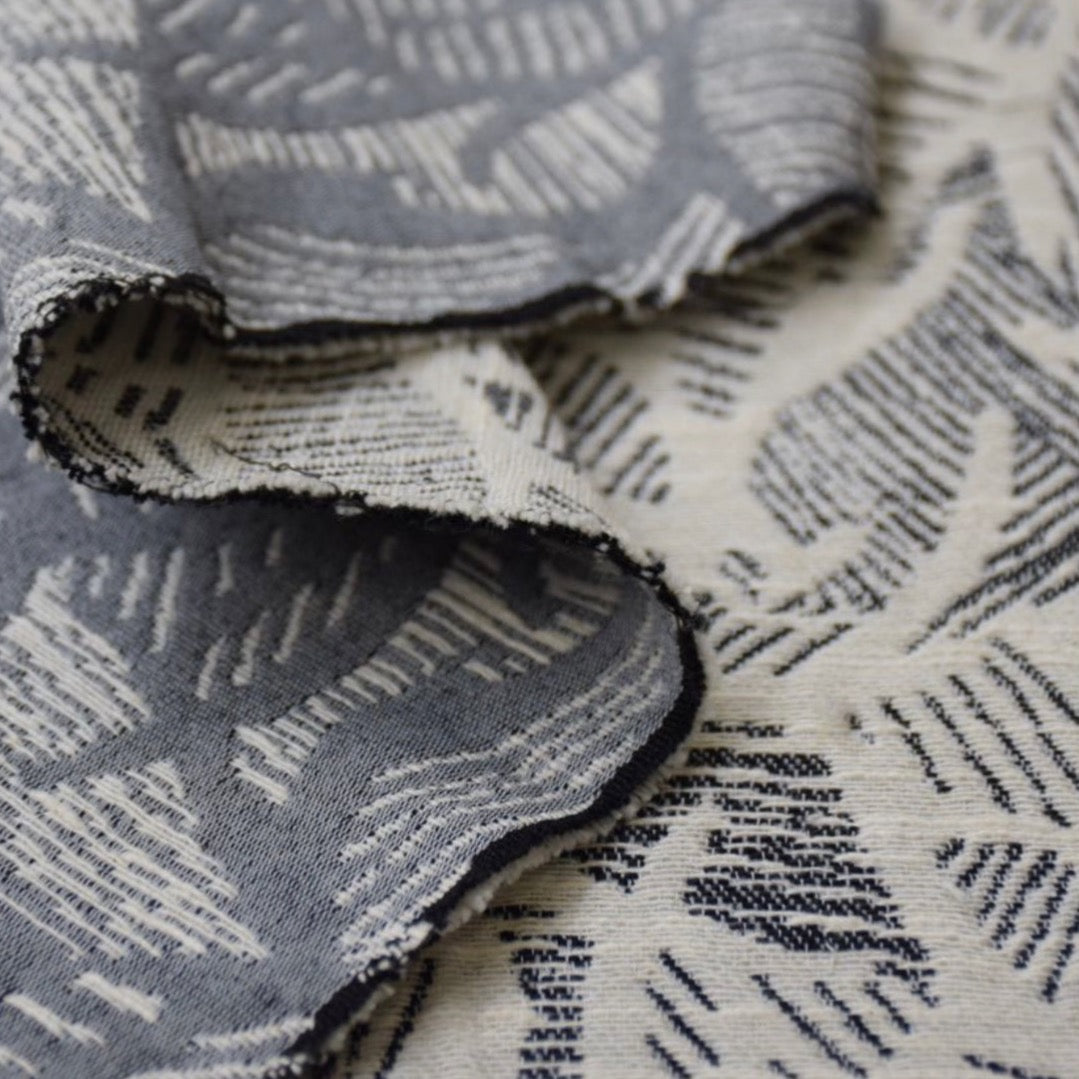 Cousette - Summer Shade Anthracite Jacquard Fabric