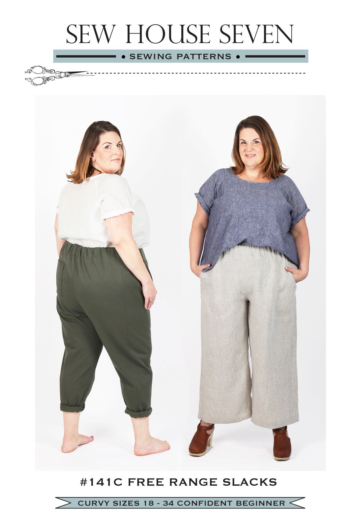 Sew House Seven - Free Range Slacks 18-34 Sewing Pattern (curvey)