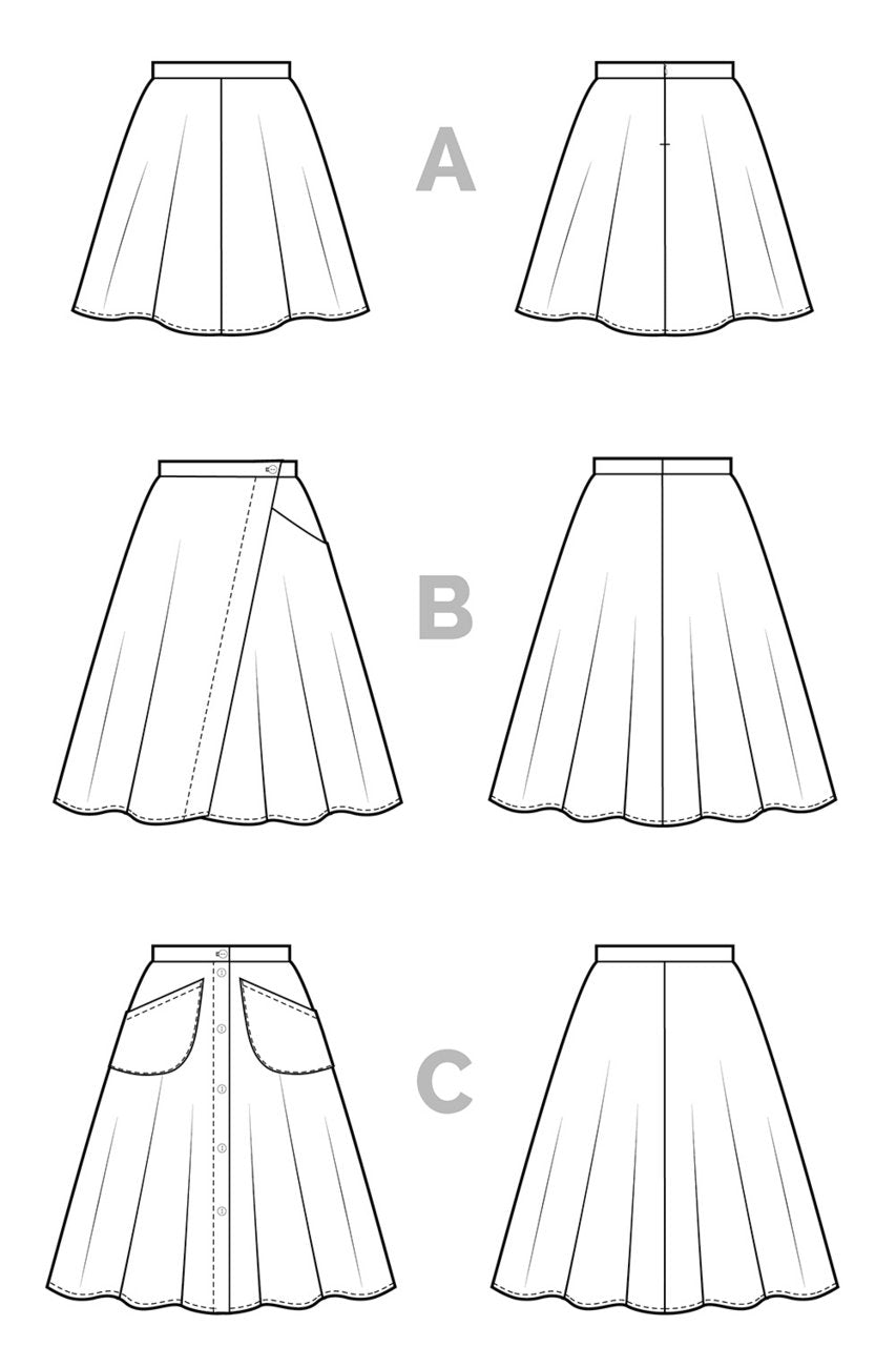 Closet Core - Fiore Skirt Sewing Pattern