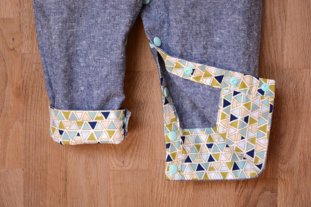 Two Stitches - Frankie Dungarees or Dress Sewing Pattern