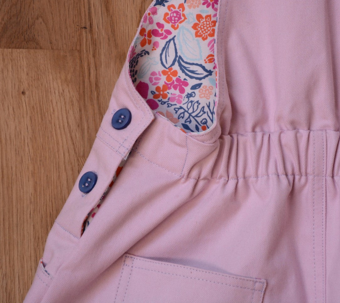 Two Stitches - Freddie Dungarees or Dress Sewing Pattern