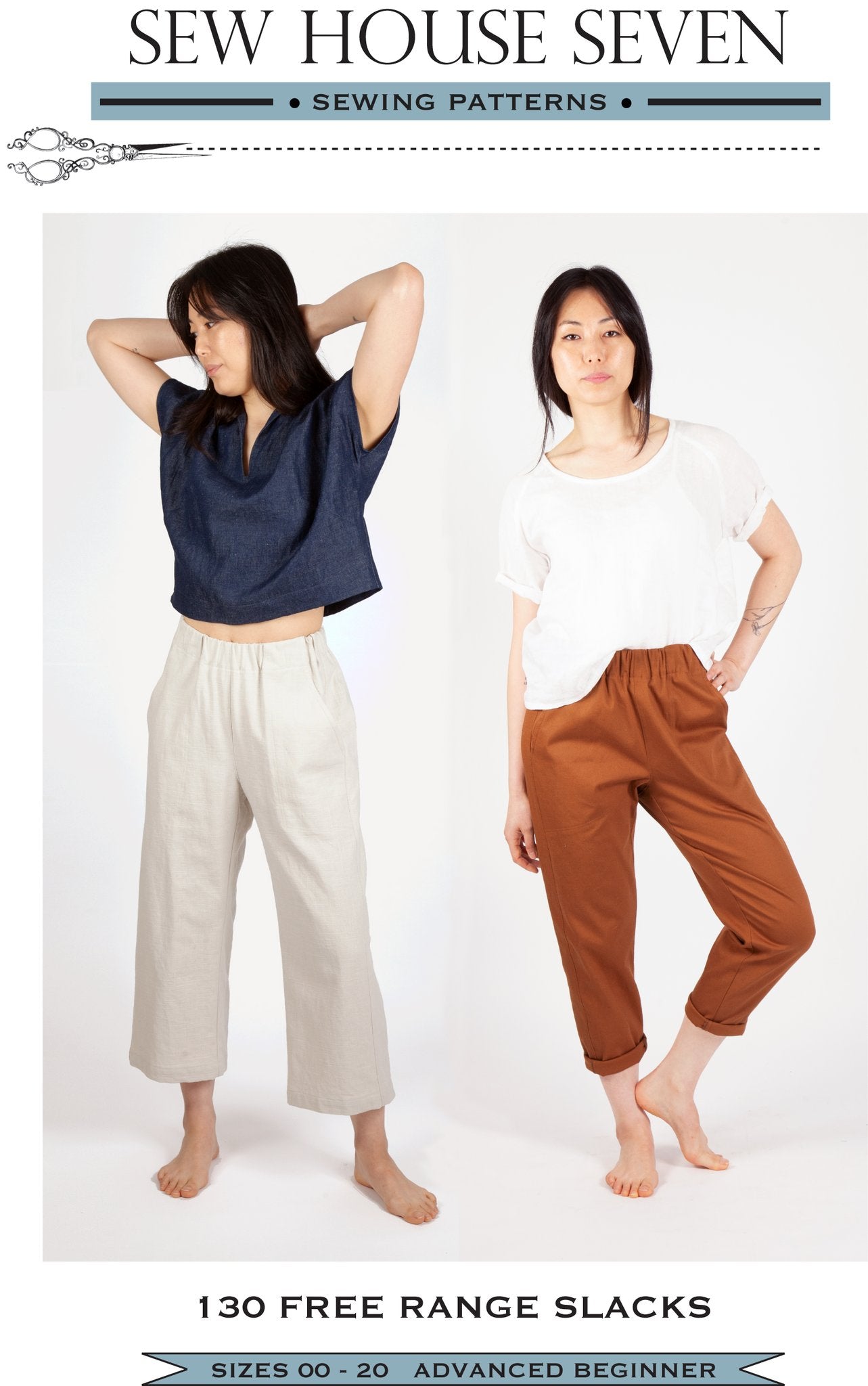 Sew House Seven - Free Range Slacks 00-20 Sewing Pattern (standard)