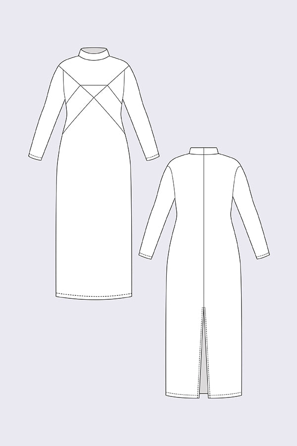 Named Clothing - GEMMA Maxi Dress 2in1 Sewing Pattern