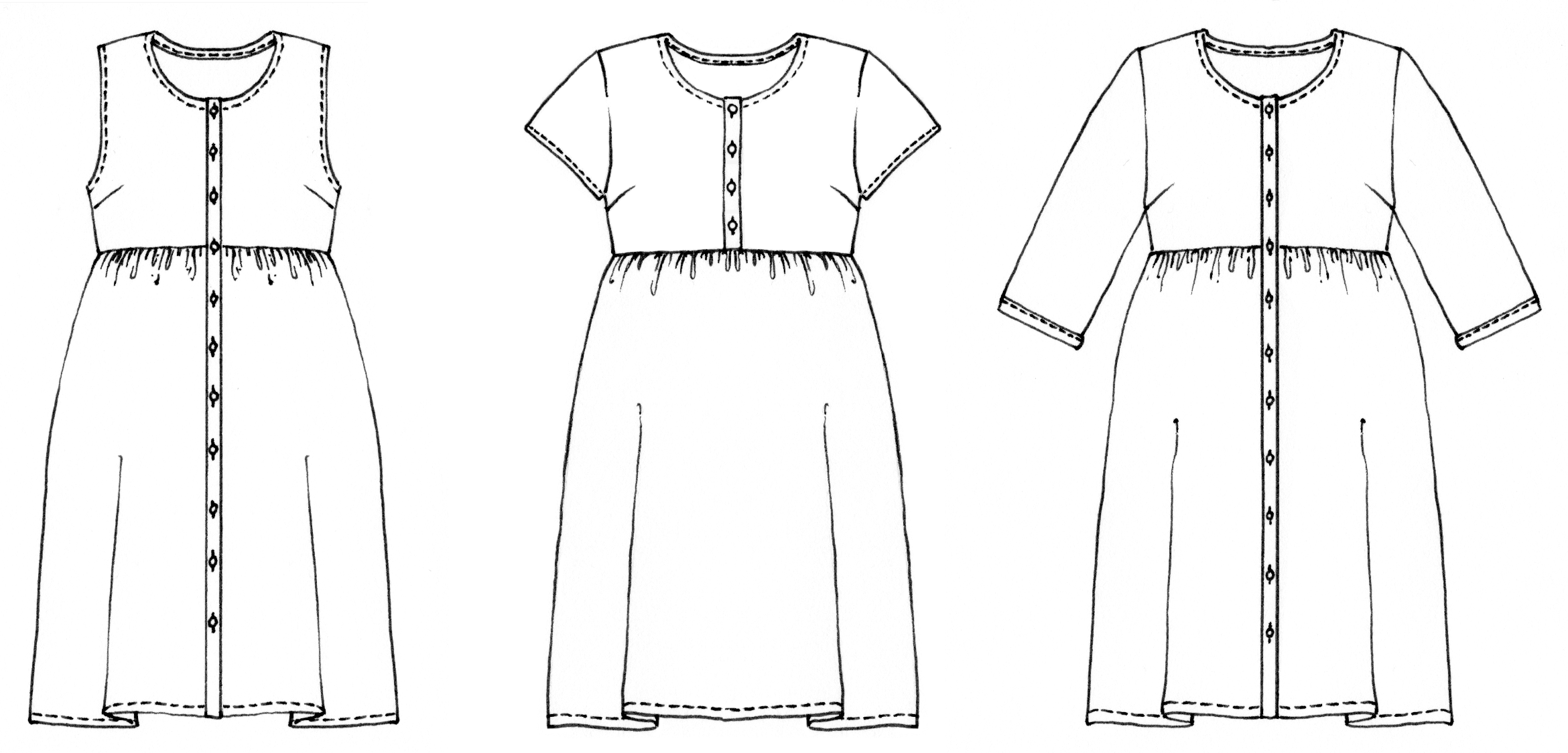Sew Liberated Hinterland Dress Sewing Pattern