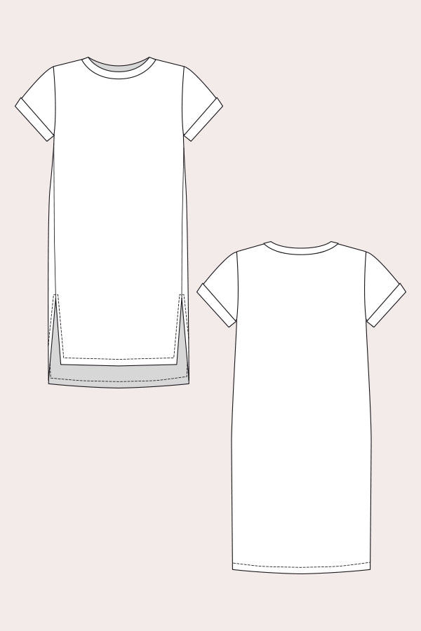 Named Clothing - INARI Tee Dress 2in1 Sewing Pattern