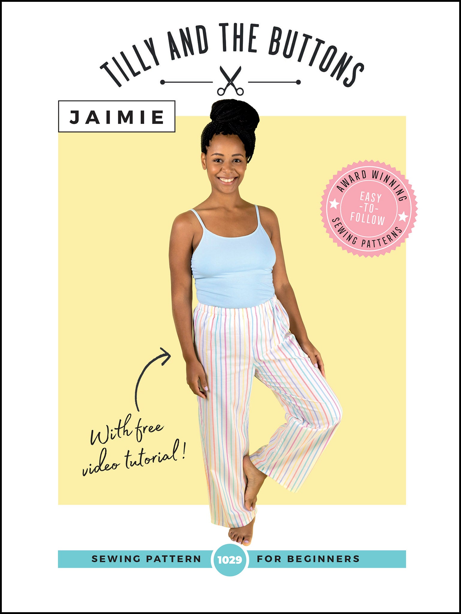 Tilly and the Buttons - Jaimie Pyjama Bottoms and Shorts Sewing Pattern