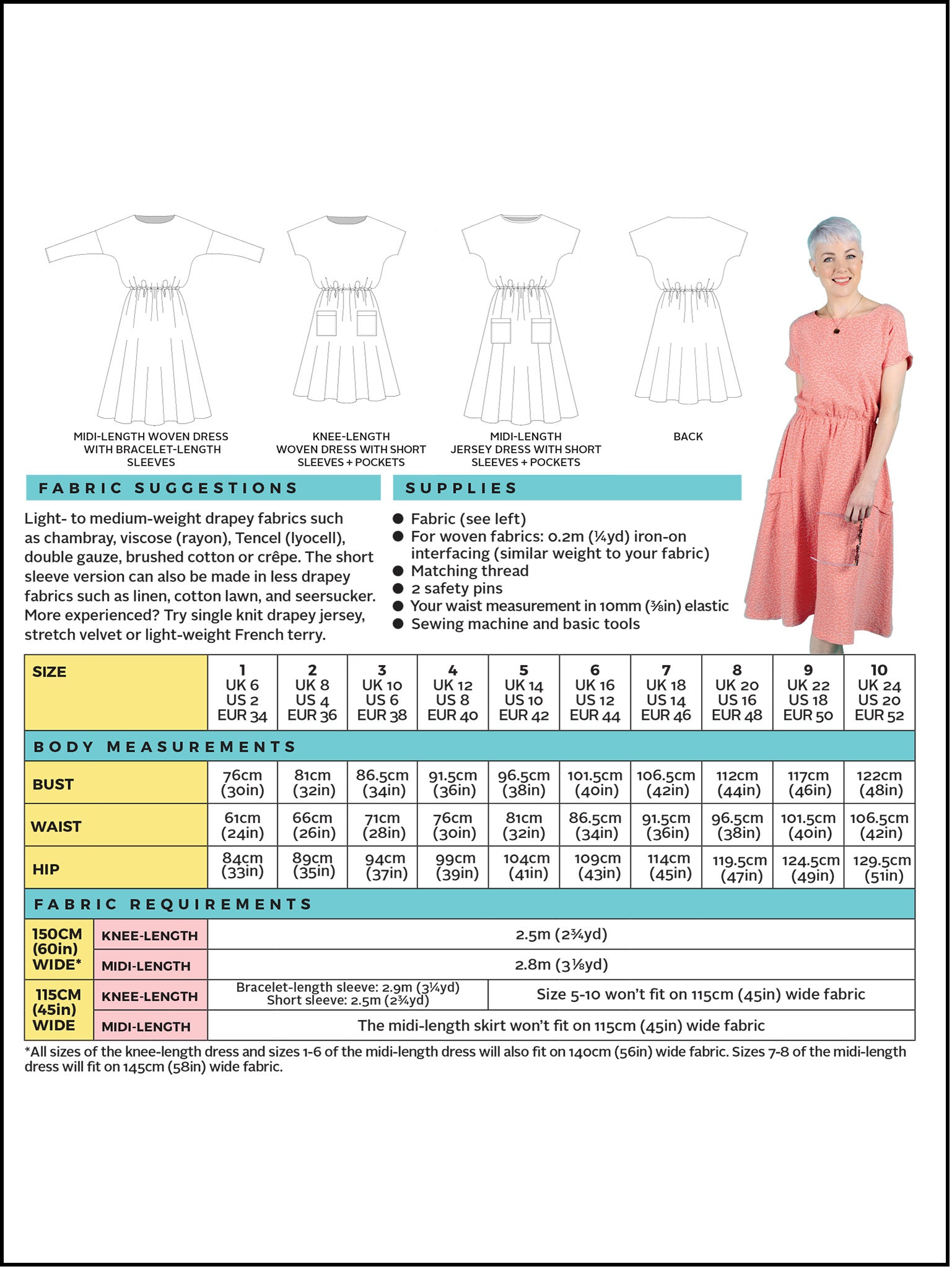 Tilly and the Buttons - Lotta Dress Sewing Pattern