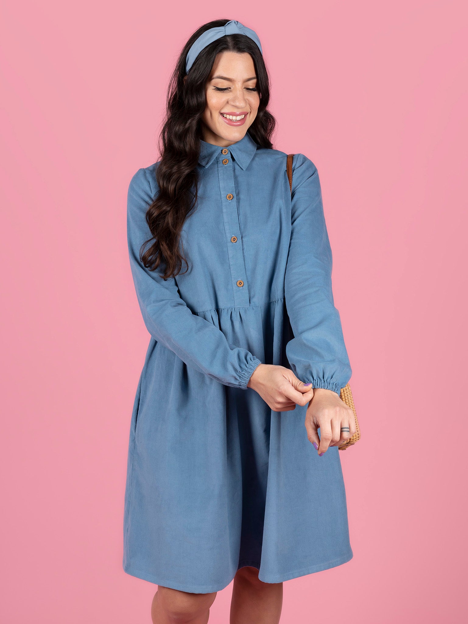 Sewing Kit - Lyra Shirt Dress in Mosaics Viscose (Multiple Colours)