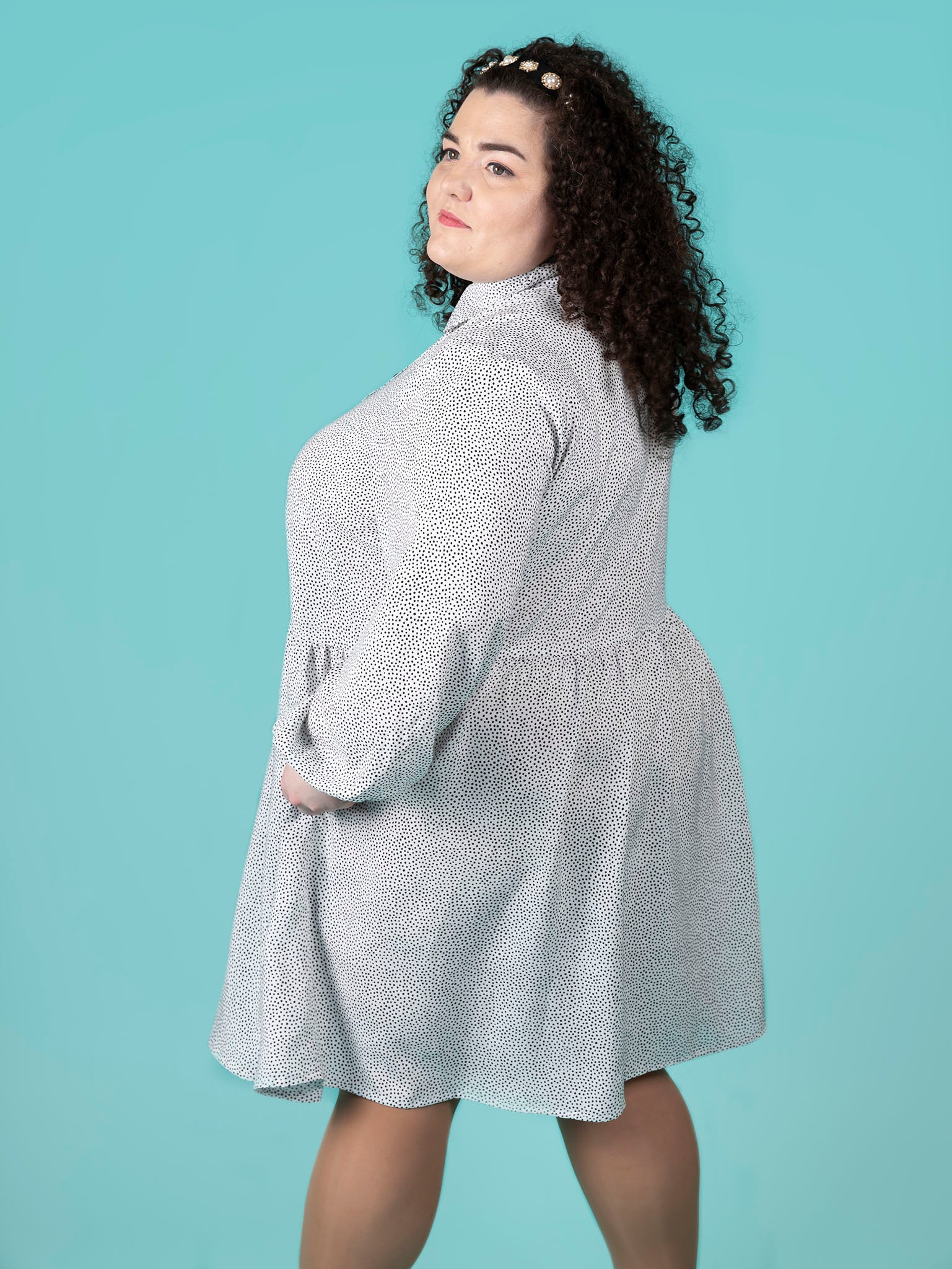Sewing Kit - Lyra Shirt Dress in Mosaics Viscose (Multiple Colours)