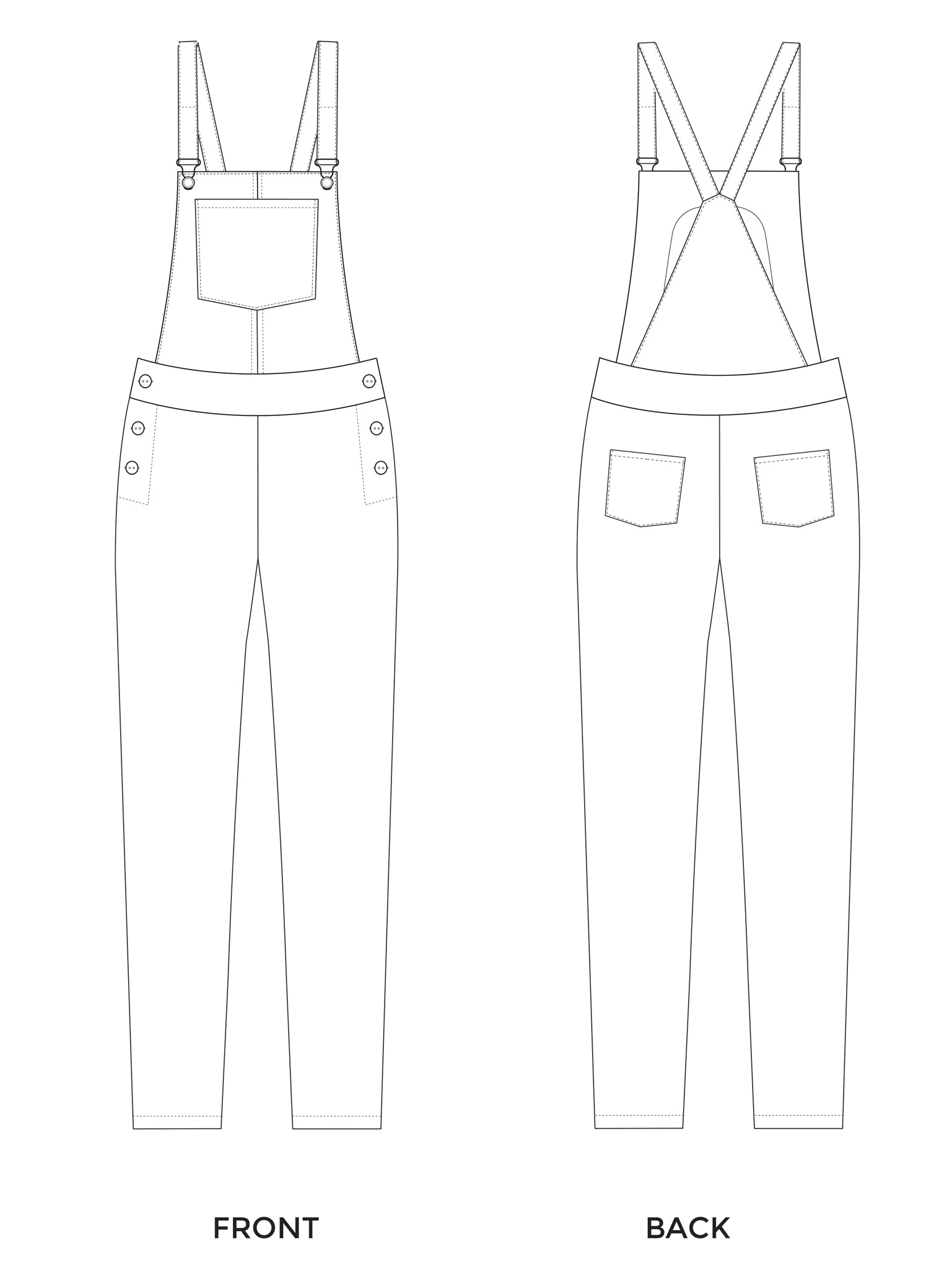 Tilly and the Buttons - Mila Dungarees Sewing Pattern