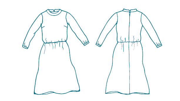 Atelier Jupe - Sienna Winter Dress Sewing Pattern
