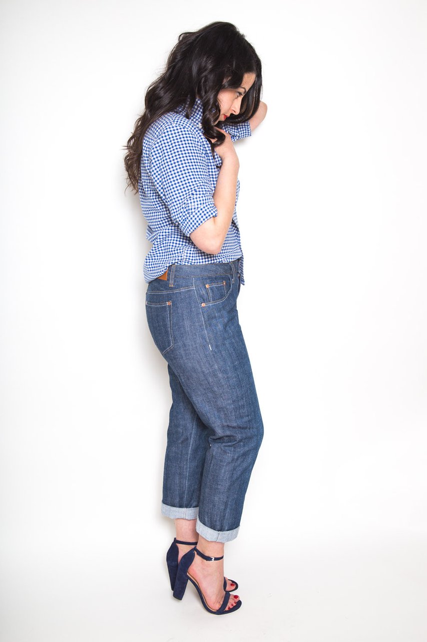 Closet Core - Morgan Boyfriend Jeans Sewing Pattern