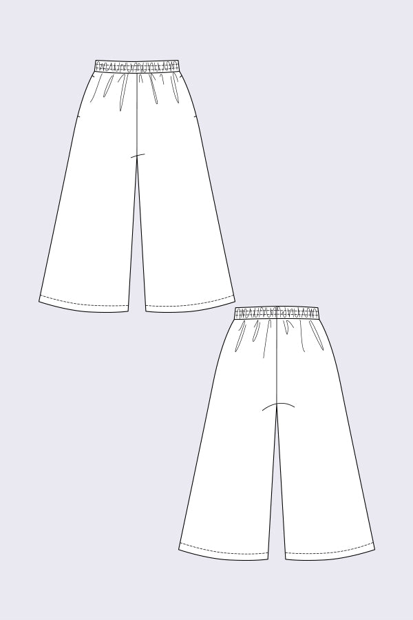 Named Clothing - NINNI Elastic Waist Culottes Sewing Pattern