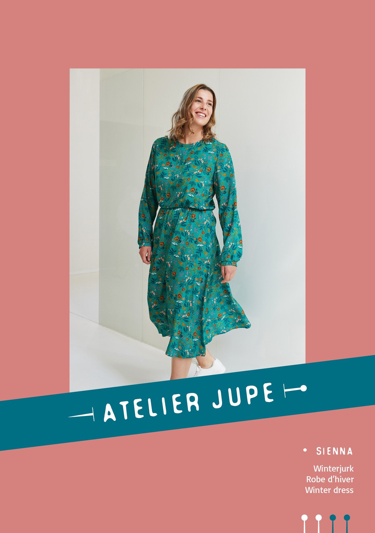 Atelier Jupe - Sienna Winter Dress Sewing Pattern