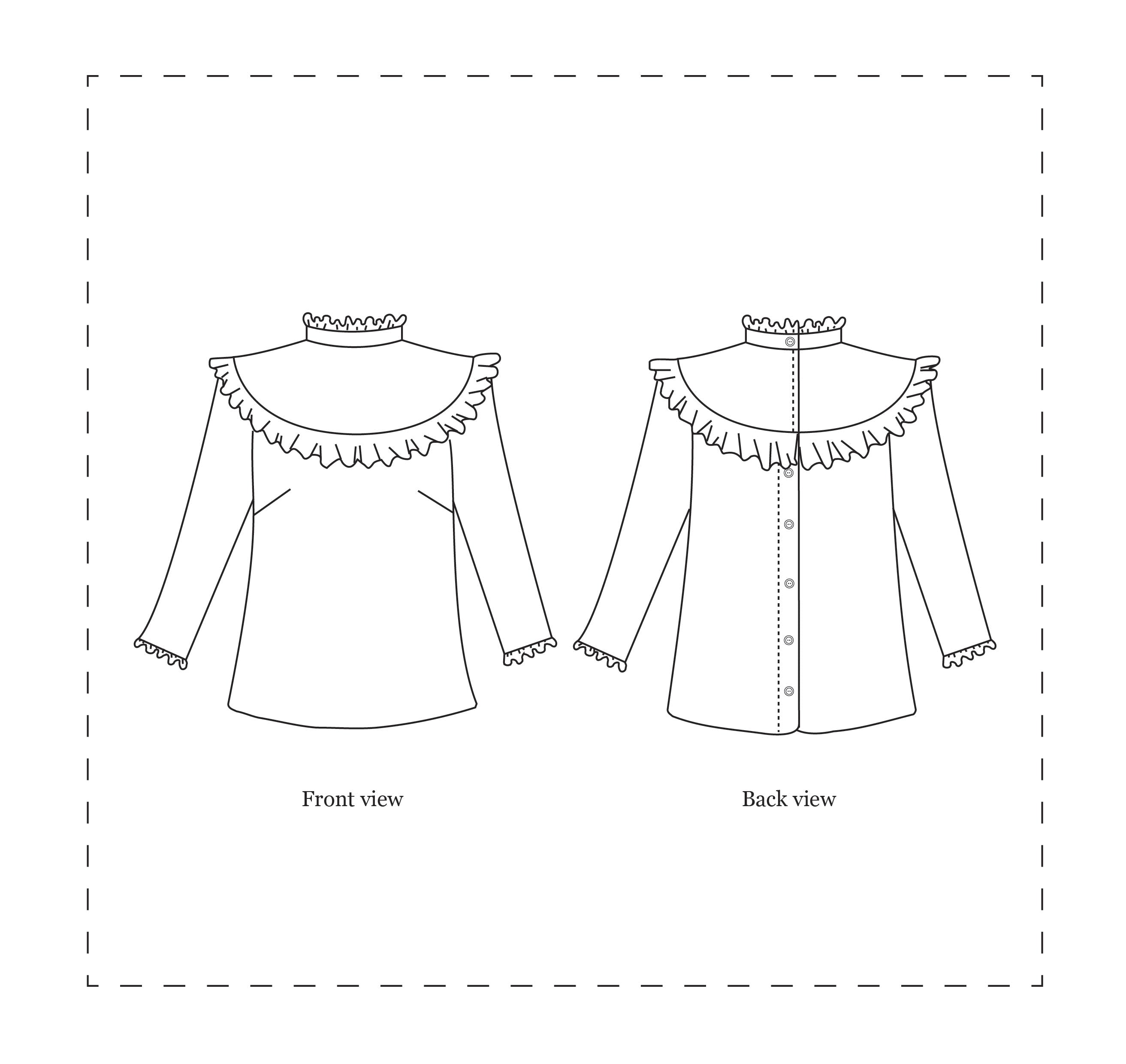 NINA LEE Bloomsbury Blouse Sewing Pattern