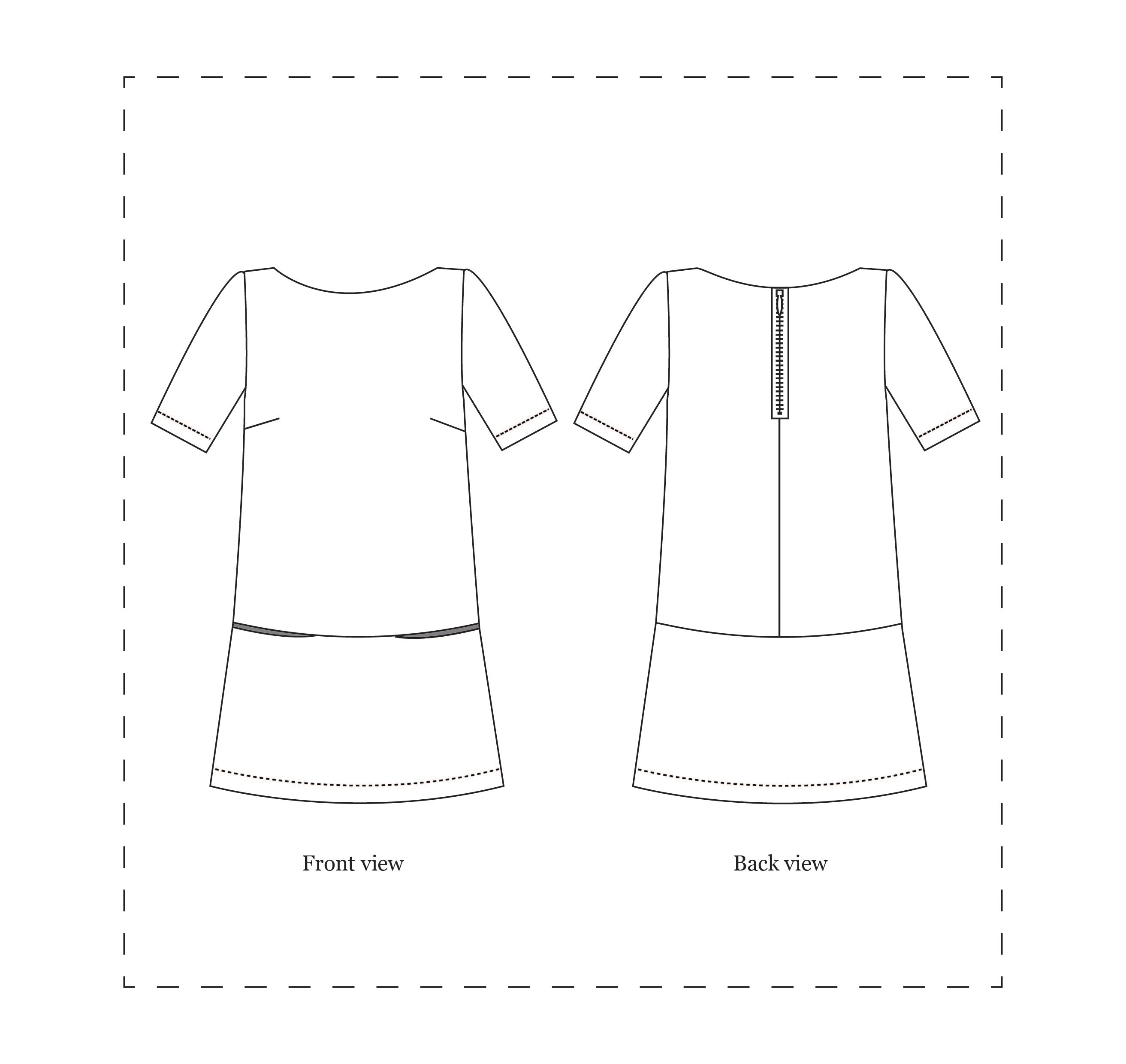 NINA LEE Carnaby Dress Sewing Pattern