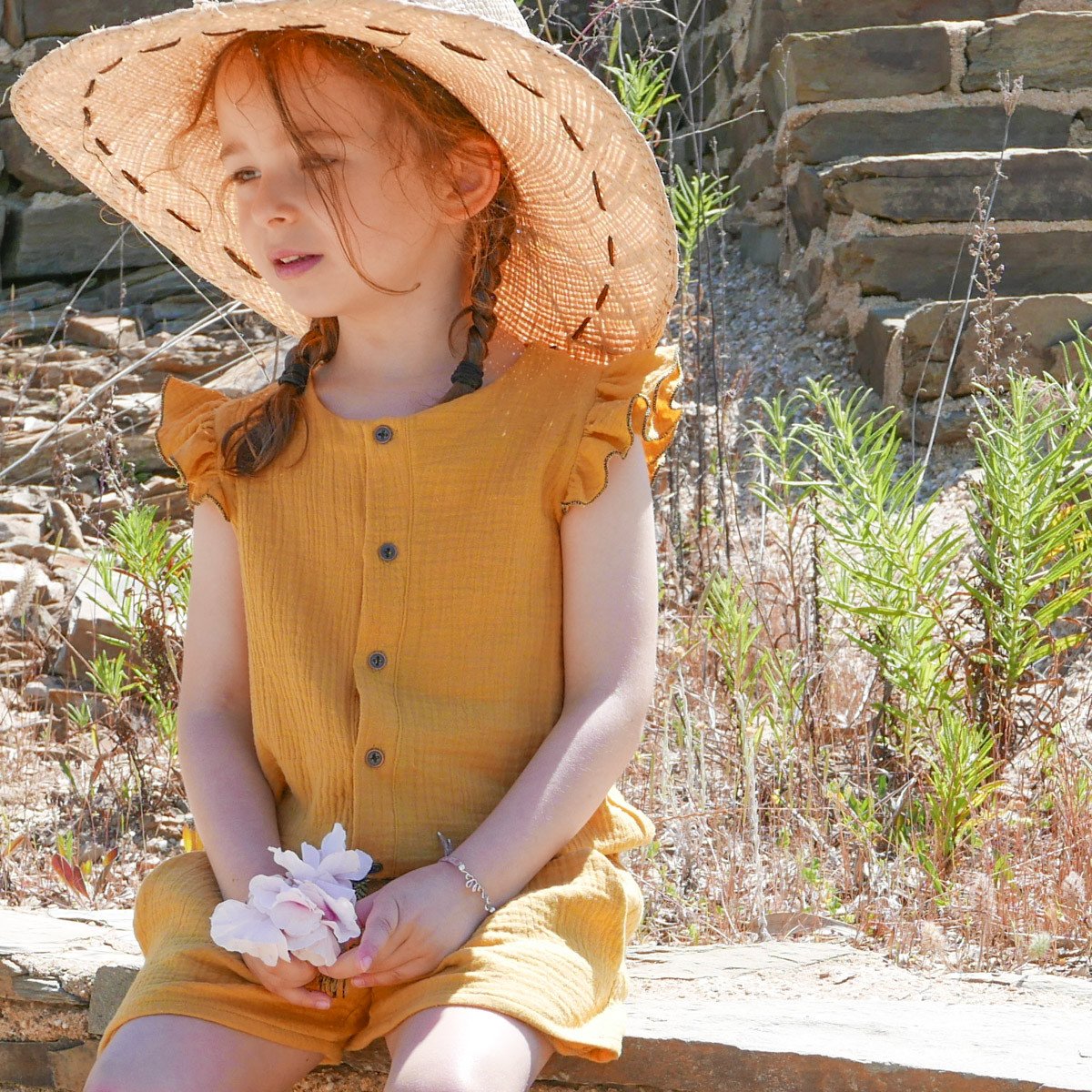 Ikatee - MARIEKE Jumpsuit - Playsuit - Dress - Ages 3-12 Paper Sewing Pattern
