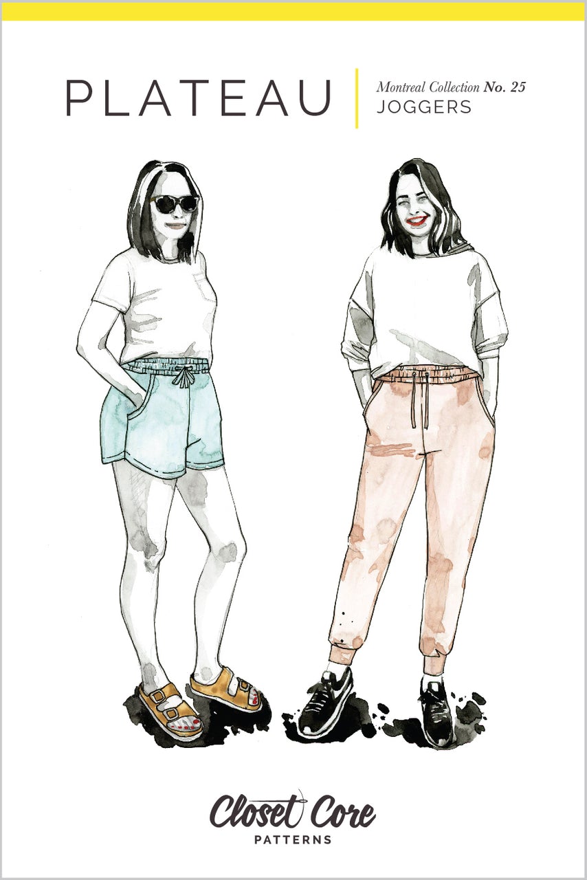 Closet Core - Plateau Joggers/Shorts Sewing Pattern