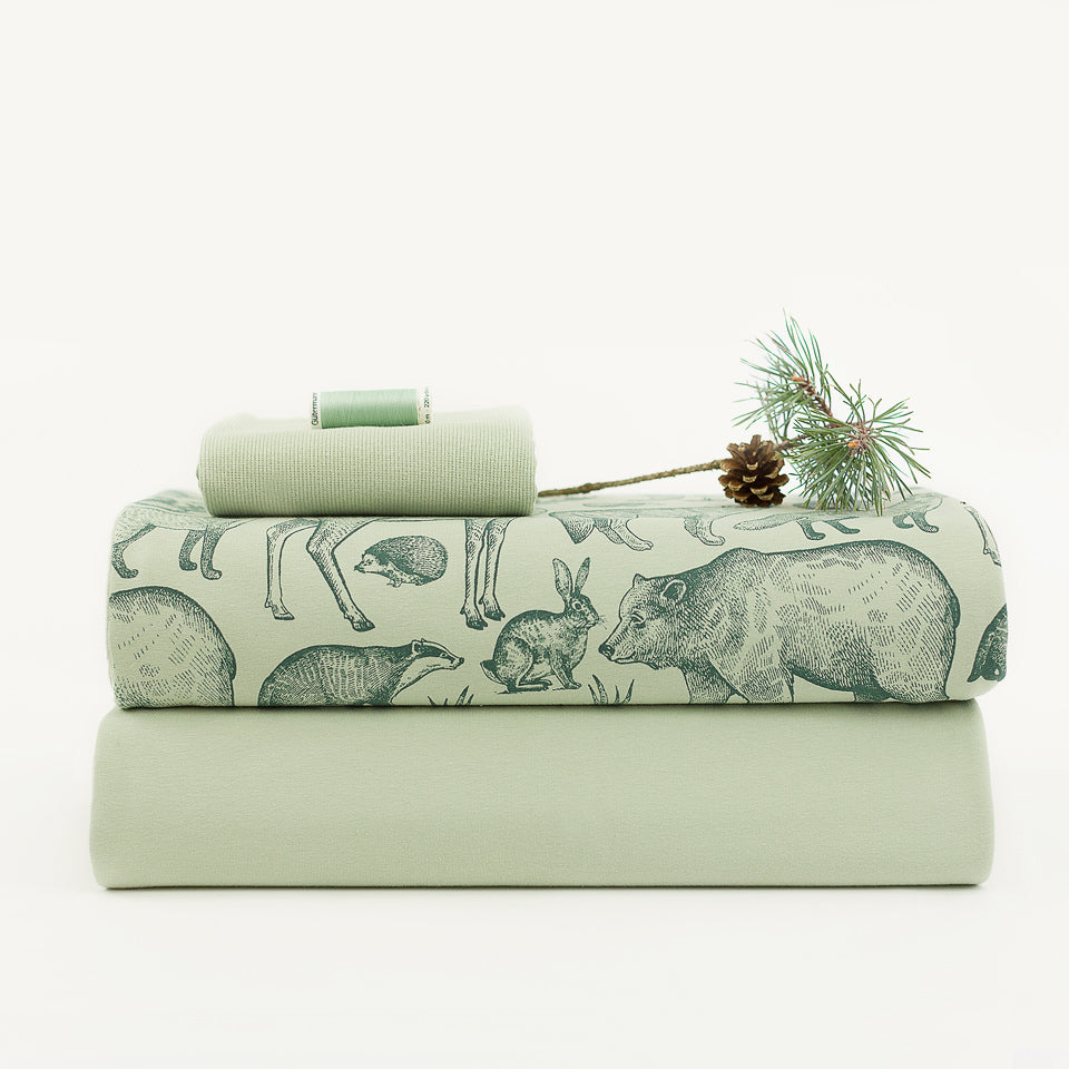 See You At Six - Gray Aqua Plain French Terry