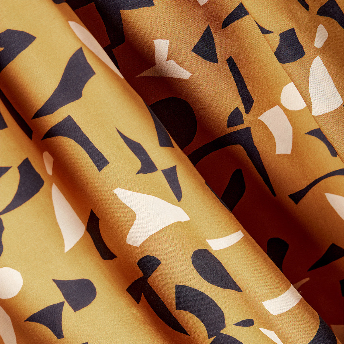 Atelier Brunette - Shadow Ochre Viscose Fabric with Lenzing™️ Modal fibres