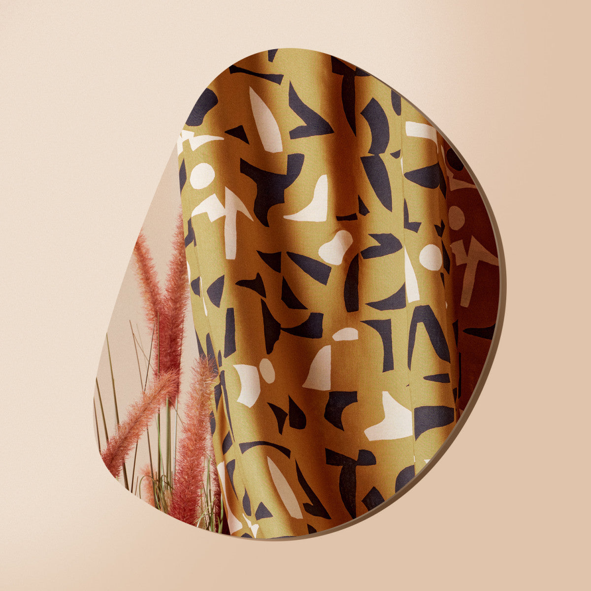 Atelier Brunette - Shadow Ochre Viscose Fabric with Lenzing™️ Modal fibres