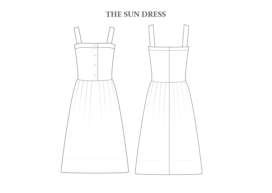 The Avid Seamstress SUN Dress - Sewing Pattern