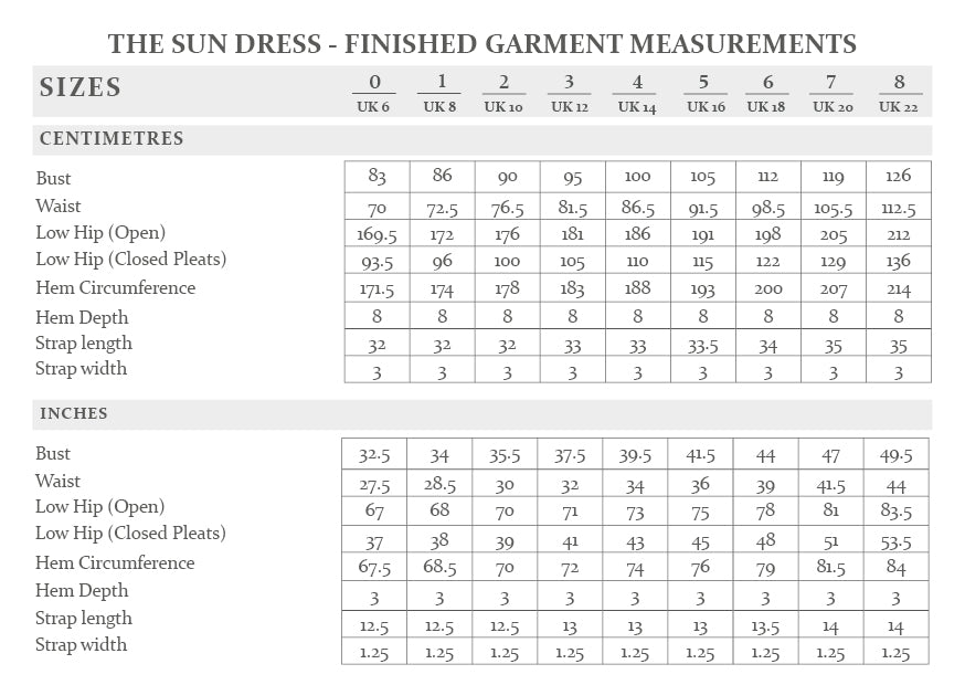 The Avid Seamstress SUN Dress - Sewing Pattern