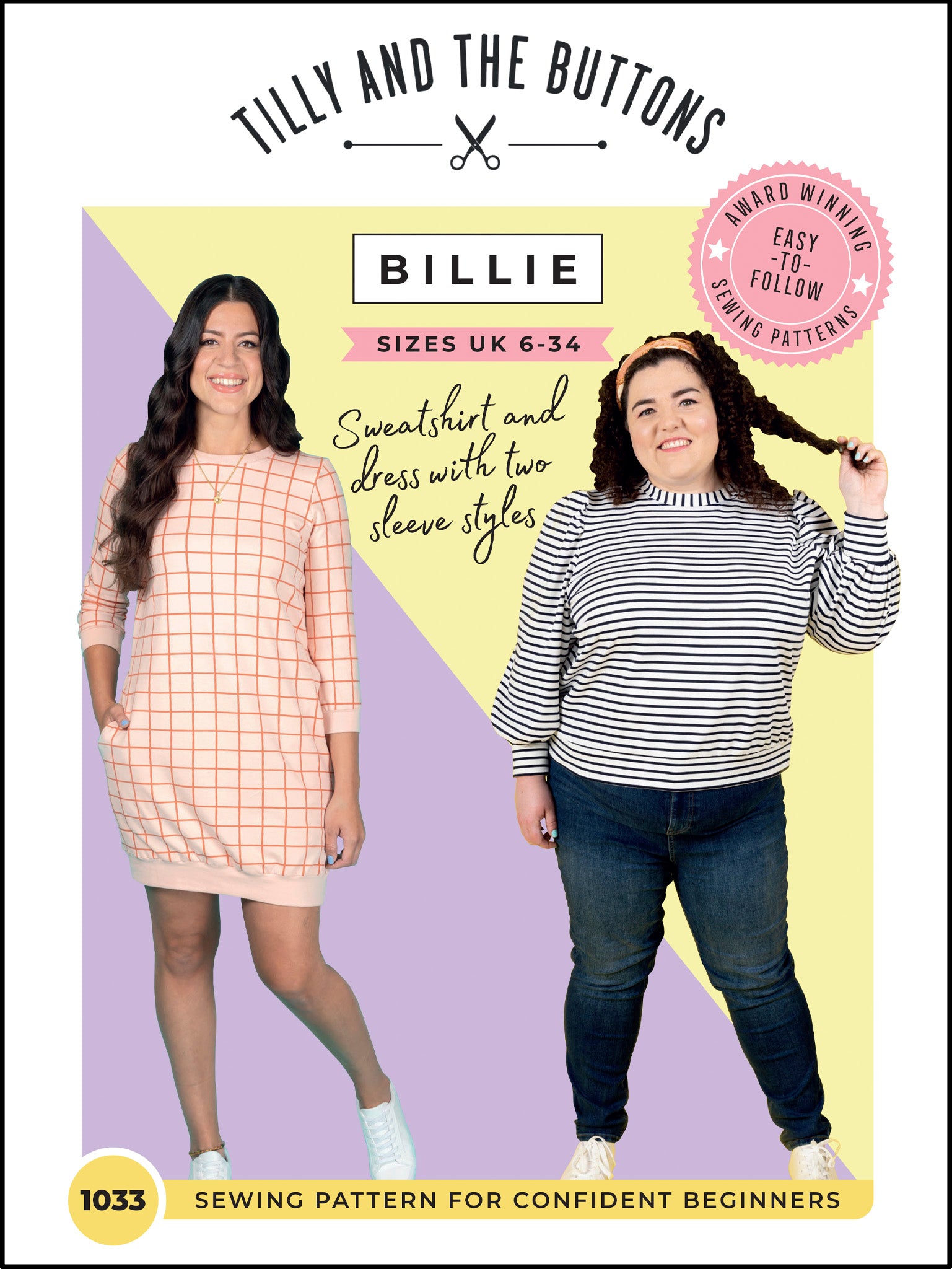 Tilly and the Buttons - Billie Sweatshirt and Dress Sewing Pattern