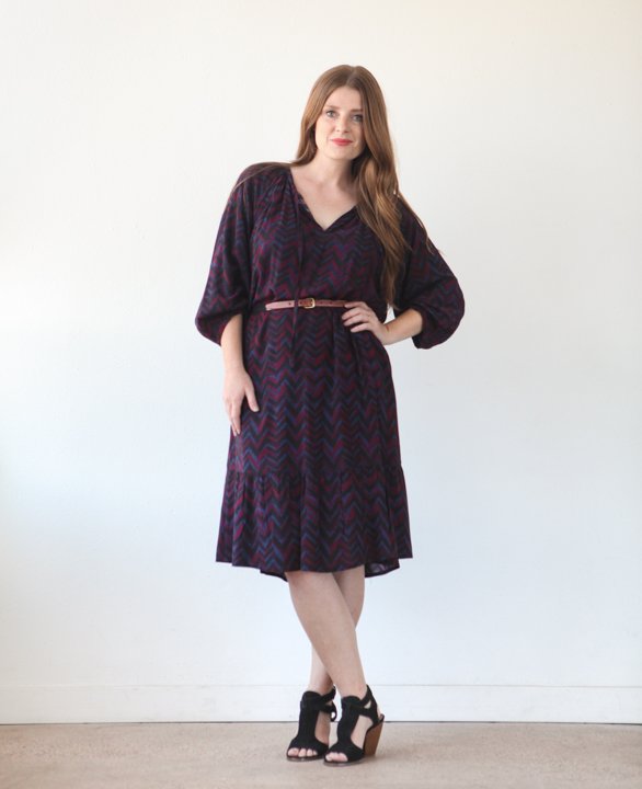 True / Bias - ROSCOE Blouse & Dress Sewing Pattern