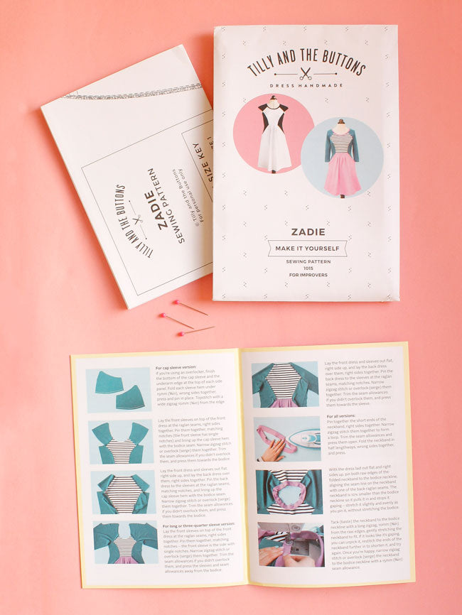 Tilly and the Buttons - Zadie Dress Sewing Pattern