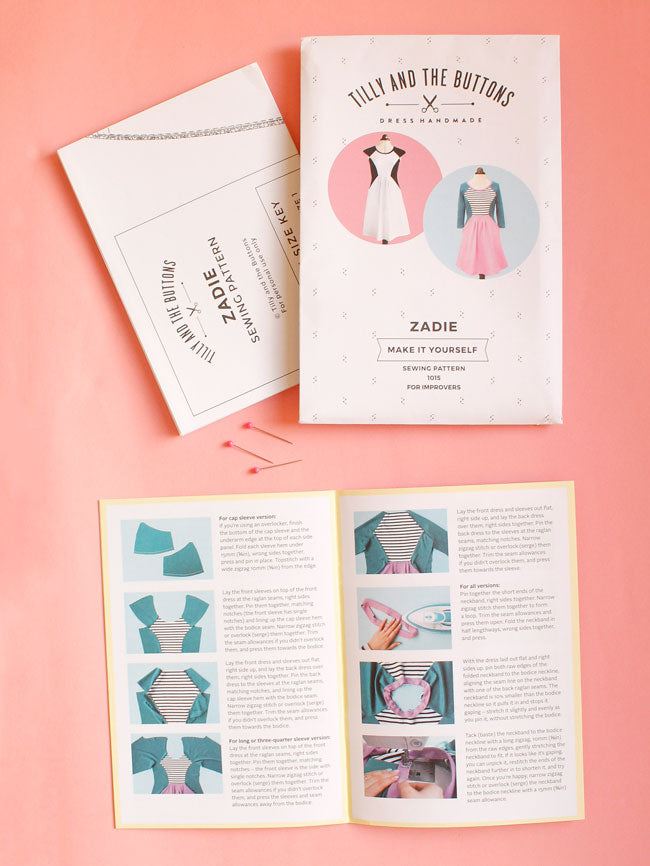 Tilly and the Buttons - Zadie Dress Sewing Pattern