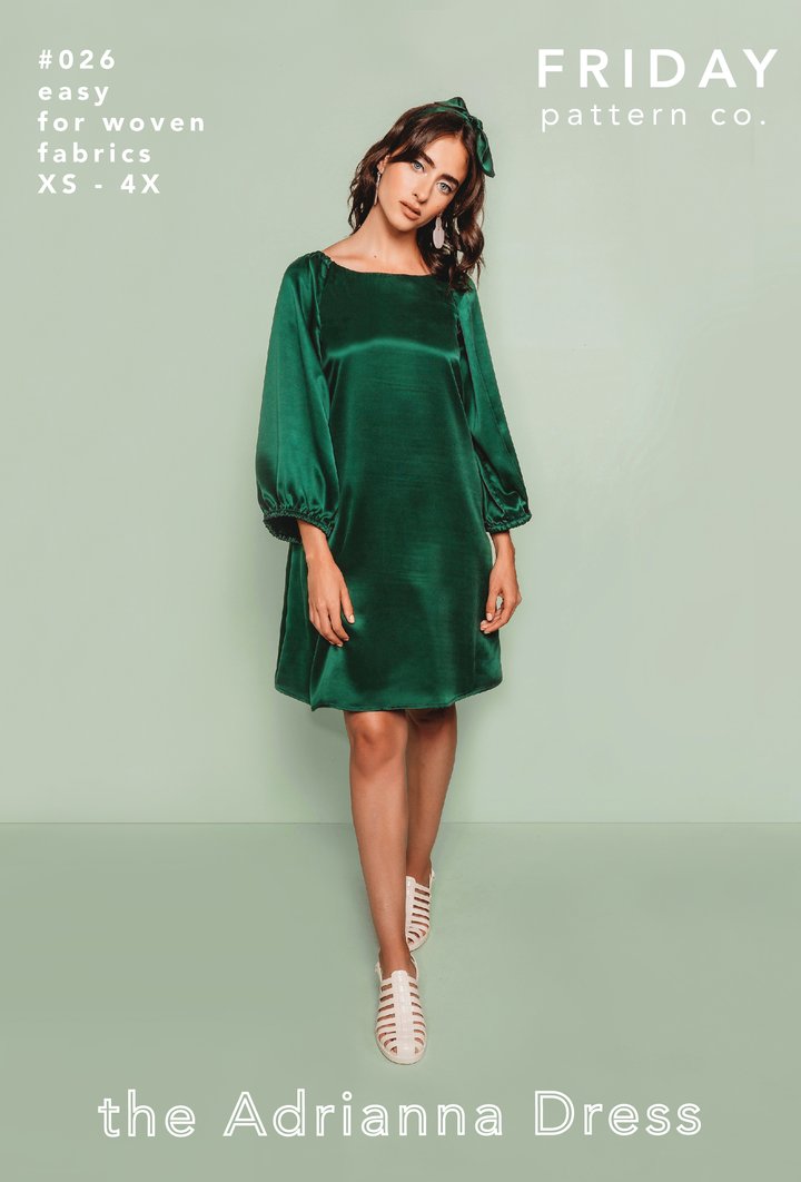 FRIDAY Pattern Co the Adrianna Dress Sewing Pattern