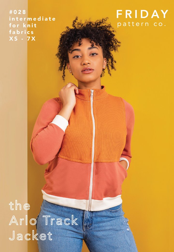 FRIDAY Pattern Co the Arlo Track Jacket Sewing Pattern