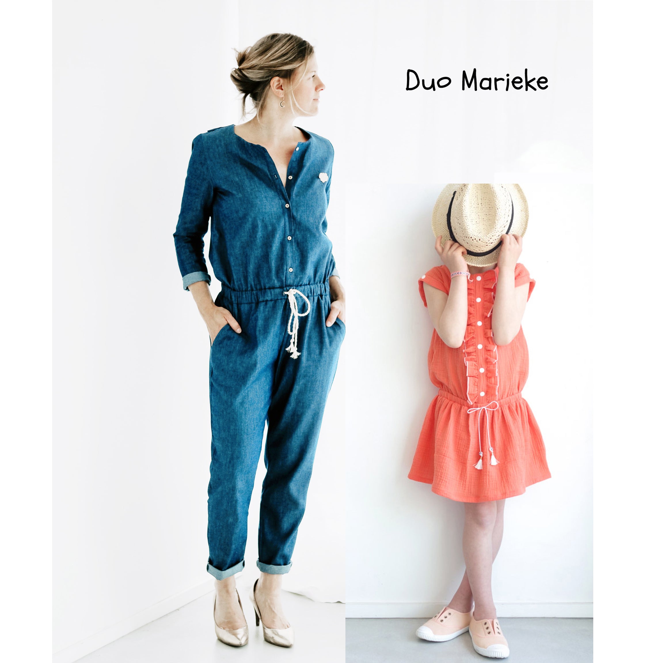 Ikatee - MARIEKE MUM Jumpsuit / Playsuit/ Dress Paper Sewing Pattern