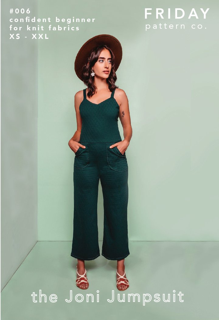 FRIDAY Pattern Co the Joni Jumpsuit Sewing Pattern