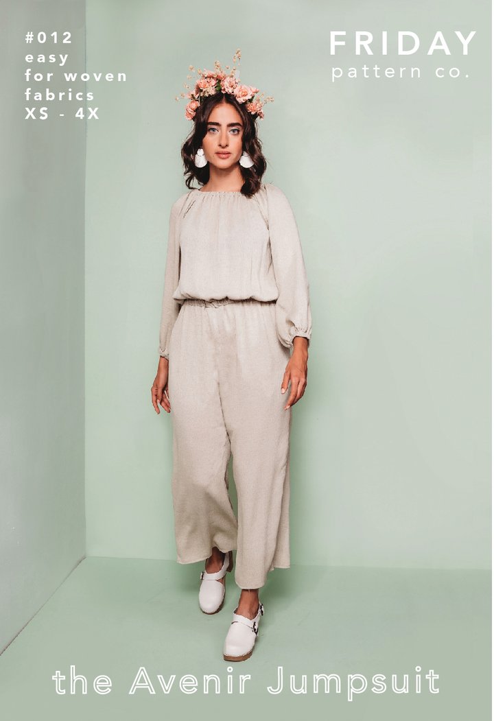 FRIDAY Pattern Co the Avenir Jumpsuit Sewing Pattern