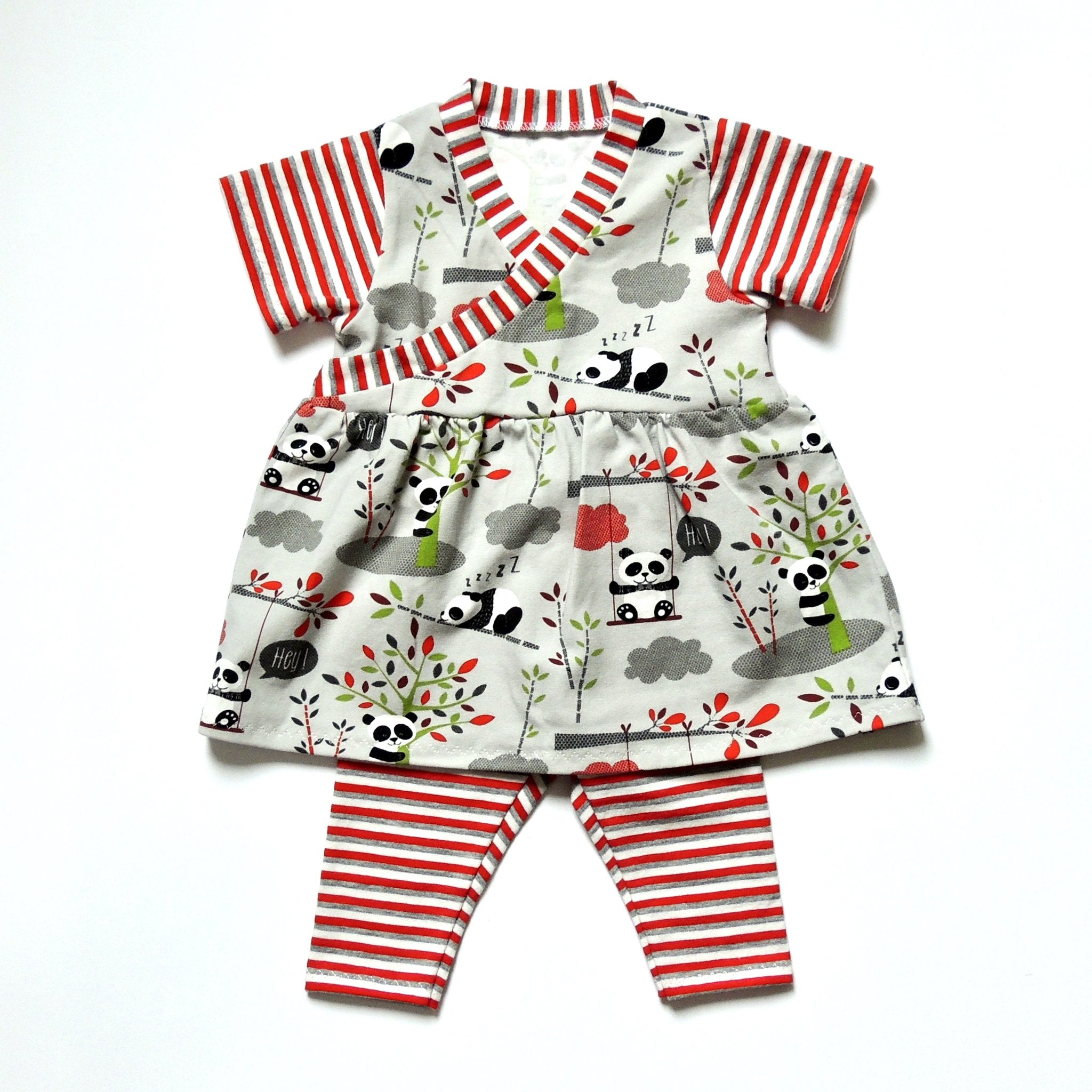 Dhurata Davies - Flow Dress and Riley Leggings (Newborn - 24 months) - Paper Sewing Pattern