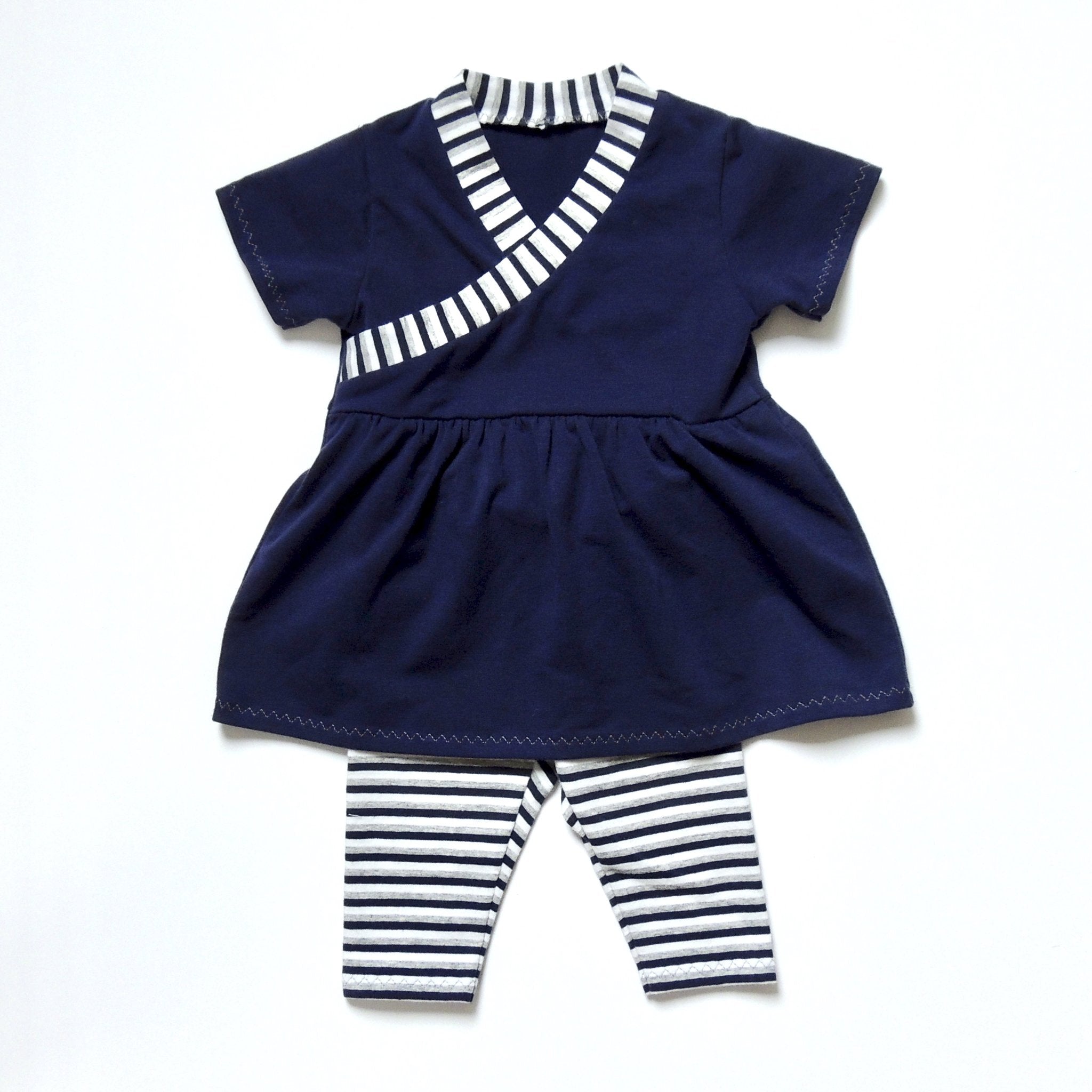 Dhurata Davies - Flow Dress and Riley Leggings (Newborn - 24 months) - Paper Sewing Pattern