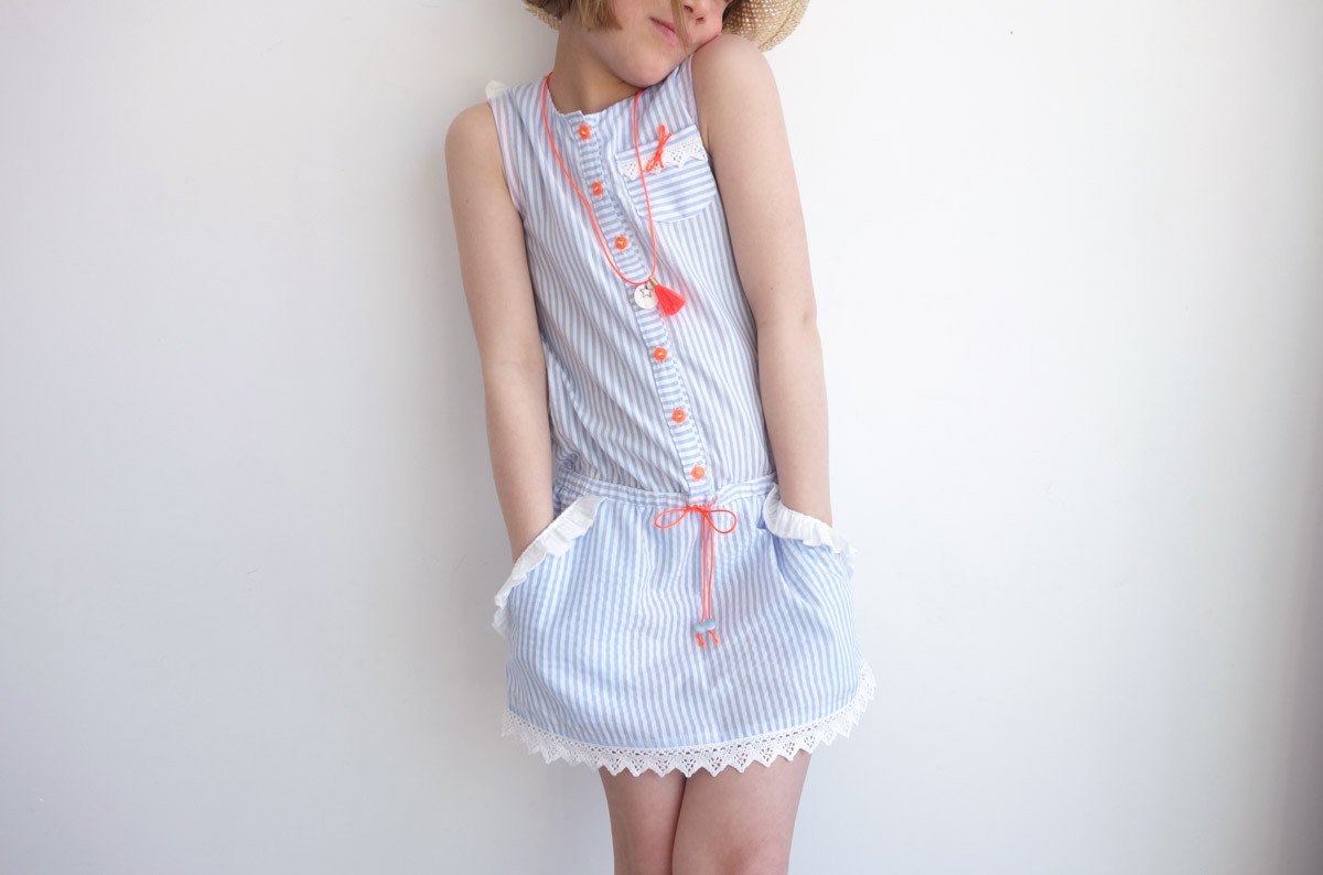 Ikatee - MARIEKE Jumpsuit - Playsuit - Dress - Ages 3-12 Paper Sewing Pattern