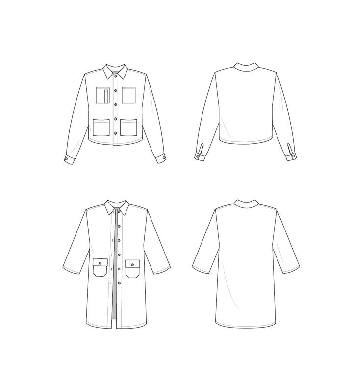 FRIDAY Pattern Co the Ilford Jacket Sewing Pattern - Unisex