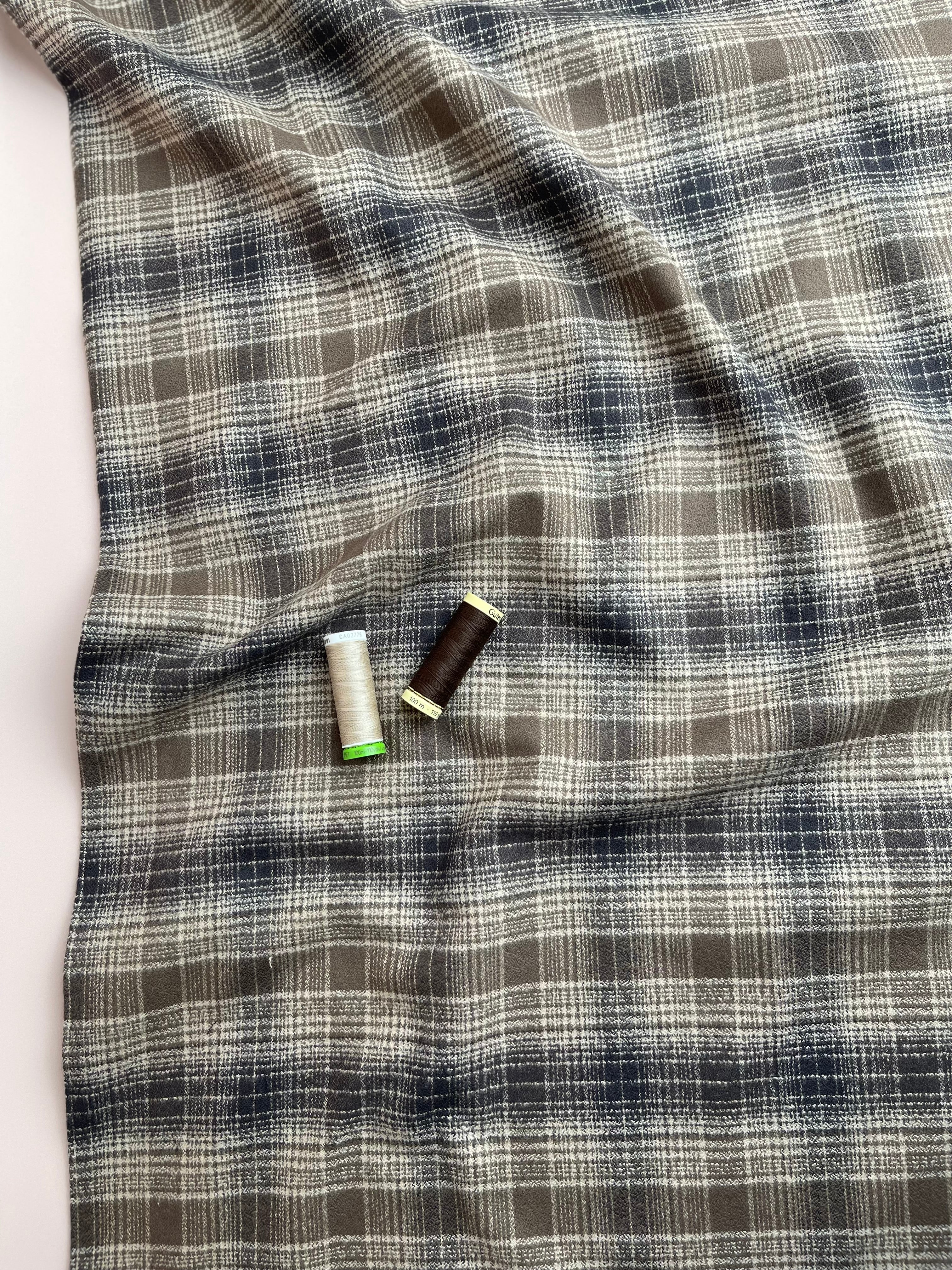 Chocolate Mammoth Cotton Flannel